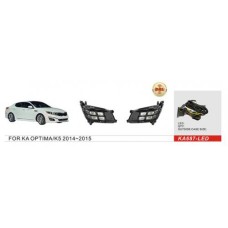 Фари дод. модель KIA Optima/K5 2013-15/KA-687-LED/DRL/ел.проводка (KA-687-LED-WO)