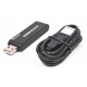 Адаптер-перемикач Viewcon VE679 Smart KM Switch, USB - mini USB (M/F), Black, 1.5 м