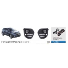 Фари дод. модель KIA Sportage/KX5/2016-18/KA-166/HB(9006)-12V55W/ел.проводка (KA-166)