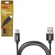 Кабель VOIN CC-1802C BK USB - Type C 3А, 2m, black (швидка зарядка/передача даних) (CC-1802C BK)