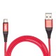 Кабель VOIN CC-4201M RD USB - Micro USB 3А, 1m, red (швидка зарядка/передача даних) (CC-4201M RD)