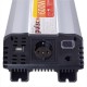 Перетворювач напруги PULSO/ISU- 620/12V-220V/600W/USB-5VDC2.0A/син.хвиля/клеми (ISU-620)