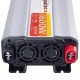 Перетворювач напруги PULSO/ISU- 620/12V-220V/600W/USB-5VDC2.0A/син.хвиля/клеми (ISU-620)