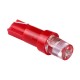 Лампа PULSO/габаритна/LED T5/1SMD-3030/12v/0.5w/3lm Red (LP-120318)