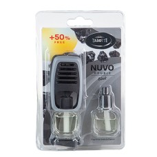 Ароматизатор на дефлектор "Nuvo" Double Blister Black 8ml (уп. 12 шт) з запаскою (102811)