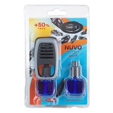 Ароматизатор на дефлектор "Nuvo" Double Blister New Car 8ml (уп. 12 шт) з запаскою (102814)