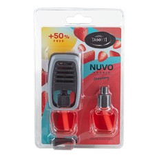 Ароматизатор на дефлектор "Nuvo" Double Blister Strawberry 8ml (уп. 12 шт) з запаскою (102815)