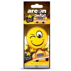 Освіжувач повітря AREON сухий листок Smile Dry Vanilla Black (ASD22)