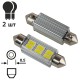 Лампа PULSO/софітні/LED SV8.5/T11x41mm/6 SMD-5730/9-18v/130Lm (LP-62041)