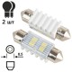 Лампа PULSO/софітні/LED SV8.5/T11x36mm/4 SMD-5730/9-18v/90Lm (LP-64036)