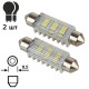 Лампа PULSO/софітні/LED SV8.5/T11x41mm/6 SMD-5730/9-18v/100Lm (LP-64041)