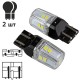 Лампа PULSO/габаритні/LED 7443/W3x16q/12SMD-2835/2контакта/9-36v/550/100lm/WHITE (LP-66443W)