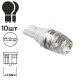 Лампа PULSO/габаритна/LED T10/2SMD-3014/12v/0.5w/25lm White (LP-122561)