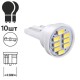 Лампа PULSO/габаритна/LED T10/8SMD-3014/12v/0.5w/40lm White (LP-124061)