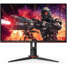 Монітор TFT 23.8" AOC 24G2ZE/BK, IPS, 240Hz, 0.5 ms, HDMI, DP, чорний з червоним