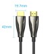 Кабель HDMI M - M,30.0 м, V2.1, Optical 8K 60Гц 48Gbps Dolby 7.1 PVC Black Zinc Alloy Vention