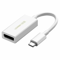 Перехідник USB-C to DisplayPort Adapter MM130 UGREEN Білий