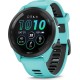 Смарт-годинник Garmin Forerunner 265 Black Bezel with Aqua Case and Aqua/Black Silicone Band (010-02810-52)