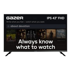 Телевiзор Gazer TV43-FN1