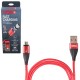 Кабель магнітний VOIN USB - Micro USB 3А, 2m, red (швидка зарядка / передача даних) (VC-6102M RD)