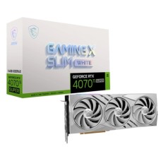 Відеокарта GF RTX 4070 Ti Super 16GB GDDR6X Gaming X Slim White MSI (GeForce RTX 4070 Ti SUPER 16G GAMING X SLIM WHITE)