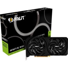 Відеокарта GF RTX 4060 8GB GDDR6 Infinity 2 Palit (NE64060019P1-1070L)