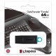 USB Flash Kingston 64GB USB 3.2 Gen1 DataTraveler Exodia, Black/Teal, Retail