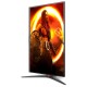 TFT 27" AOC Q27G2S/EU, IPS, QHD, 1ms, 165Hz, HDMI х 2, DP, HAS, pivot, чорний з червоним