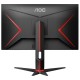 TFT 27" AOC Q27G2S/EU, IPS, QHD, 1ms, 165Hz, HDMI х 2, DP, HAS, pivot, чорний з червоним