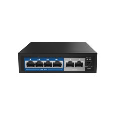 Комутатор Netis P106C, 4хPOE 10/100 Мбіт/с, 2х10/100 Мбіт/с RJ45, 60Вт