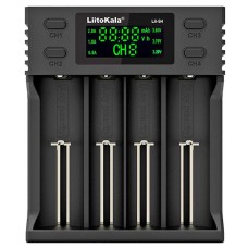 Зарядний пристрій LiitoKala Lii-S4, 4x(Lion/LiFePO4/NiMH/NiCd), Auto Polarity, Display