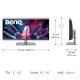 TFT 34" BenQ PD3420Q, IPS, WQHD, 2 x HDMI, DP, USB-C, USB-hub, HAS, колонки, темно-сірий