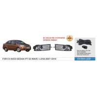 Фари дод. модель Chevrolet Aveo Sedan II/2006-12/CV-304L/9006-12V51W+LED-2W/FOG+DRL/eл.проводка (CV-304-LED FOG+DRL)