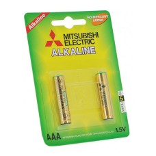 Батарейка AAA/LR3, 1.5V, Лужна, Mitsubishi, Card/2pcs