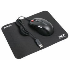 Миша A4Tech X-710BK Black USB + килимок A4Tech X7-200MP