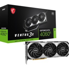 Відеокарта GF RTX 4060 Ti  8GB GDDR6 Ventus 3X E OC MSI (GeForce RTX 4060 TI VENTUS 3X E 8G OC)