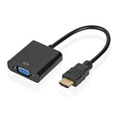 Адаптер Atcom HDMI - VGA (M/F),  0.1 м, Black (AT9220)