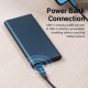 Перехідник USB 2.0 AМ --> USB Type-C (F) Black PVC Vention