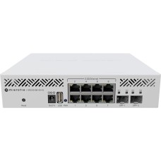 Комутатор Mikrotik CRS310-8G+2S+IN, 8x 2.5G Ethernet ports, 2x SFP+ ports, USB type A, 800MHz CPU, 2