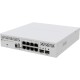 Комутатор Mikrotik CRS310-8G+2S+IN, 8x 2.5G Ethernet ports, 2x SFP+ ports, USB type A, 800MHz CPU, 256MB RAM, 32MB FLASH, RouterOS L5 v7, desktop enclosure