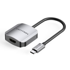 Перехідник USB3.1 Type-C --> HDMI (F), 4K 30HZ, кабель 0.15м, Vention