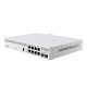 Комутатор Mikrotik CSS610-8P-2S+IN, 8xGigabit Ethernet Smart Switch with PoE-out, 4xSFP cages, 400MHz CPU, 128MB RAM, desktop case, RouterOS L5