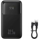 УМБ Baseus Comet Series 20000mAh 22.5W PD with Display USB-A / USB-C cable black