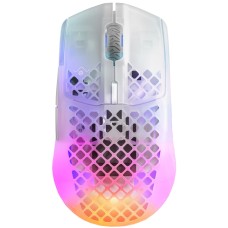 Мишка SteelSeries Aerox 3 Wireless Ghost, RGB, 18000dpi., 6кн., прозора