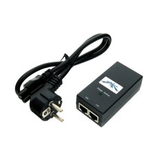 Мережевий адаптер Ethernet (інжектор жиілення) PoE Ubiquiti POE-48-24W-G Gigabit Power Adapter. Voltage 48V @ 0.5A