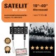 Кріплення для ТВ SATELIT 19-49FIX200 VESA 200x200/Max 30kg/Fixed mounts/Black