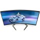 TFT 31,5" Philips 32M1C5200W, VA, 240 Hz, 0,5ms, вигнутий, 2xHDMI, DP, HAS, сірий