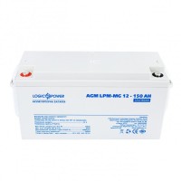 Акумуляторна батарея LogicPower 12V 150AH (LPM-MG 12 - 150 AH) AGM мультигель