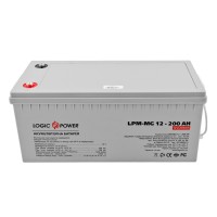 Акумуляторна батарея LogicPower 12V 200AH (LPM-MG 12 - 200 AH) AGM мультигель