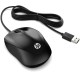 Мишка HP 1000 Wired Mouse, 3 кн., USB, 1200 dpi, чорна